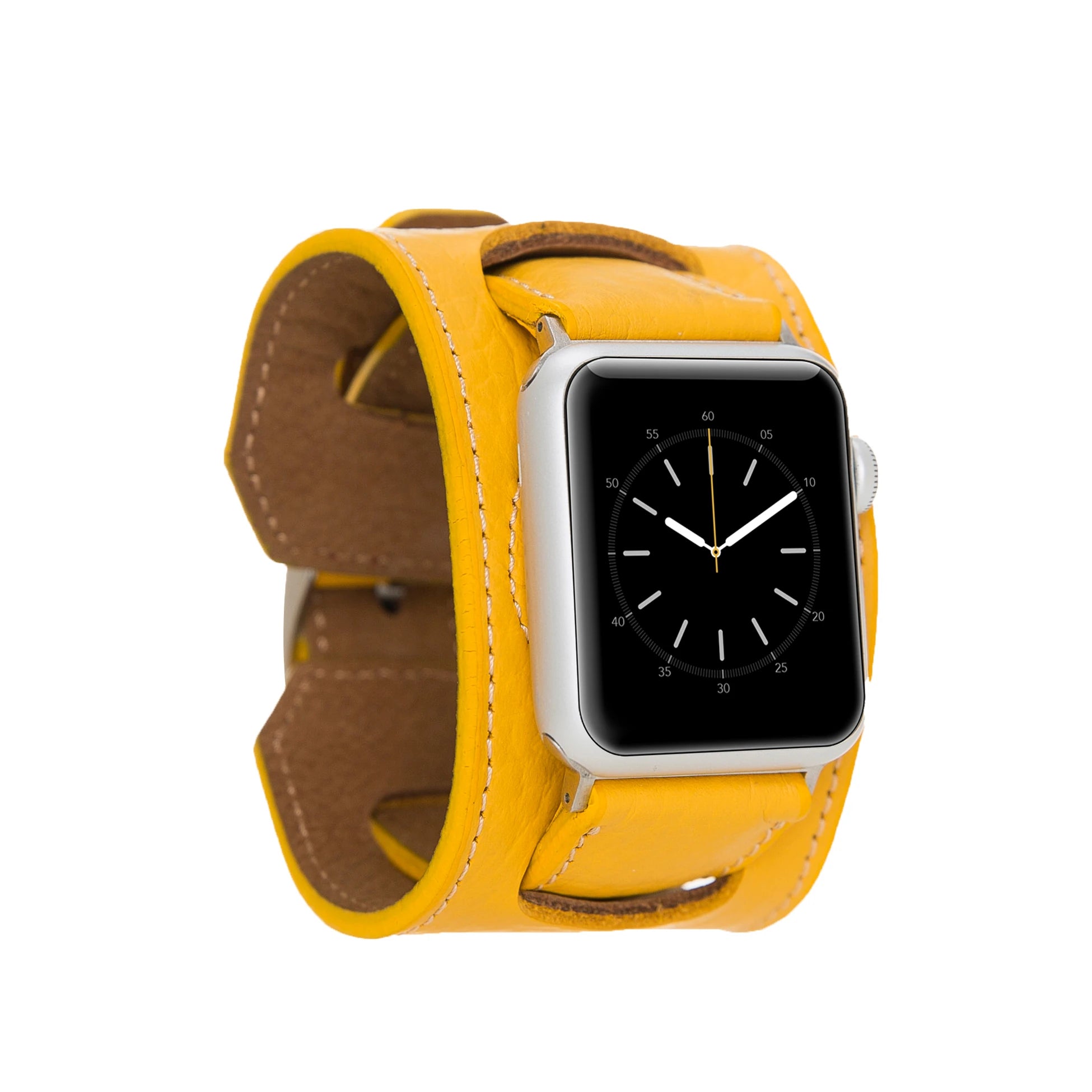 Apple Watch Uyumlu Deri Kordon 42-44-45mm Cuff FL12