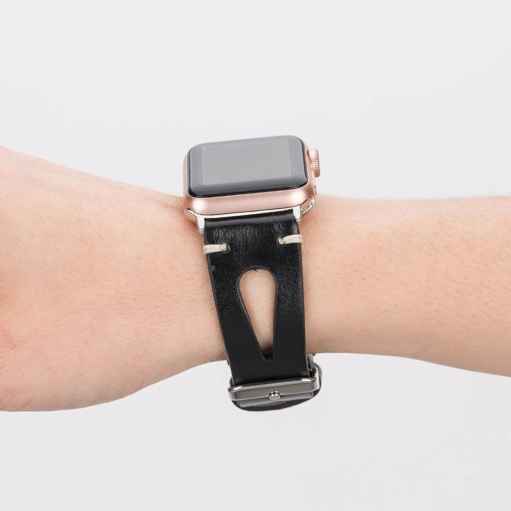 Apple Watch Uyumlu Deri Kordon 42-44-45mm 42BA2 RST1