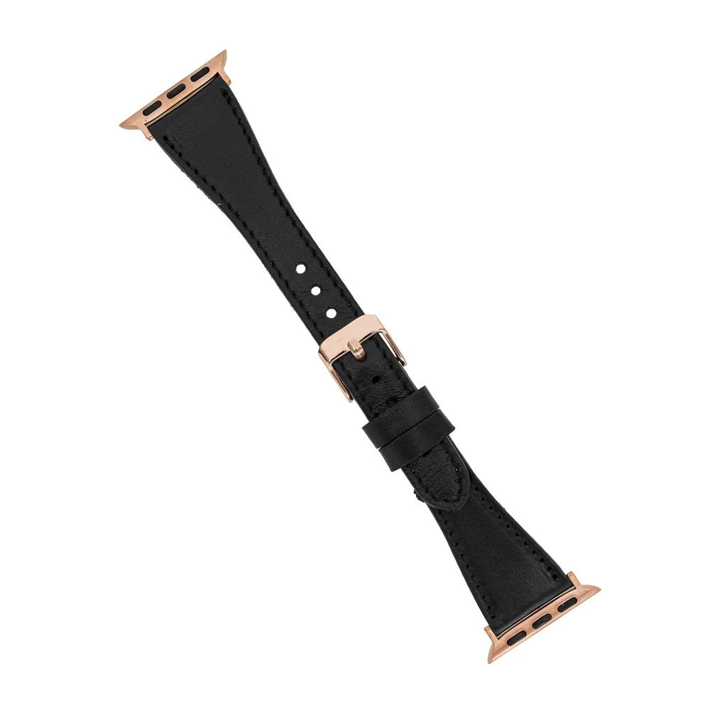 Apple Watch Uyumlu Deri Kordon 38-40-41mm Slim RST1