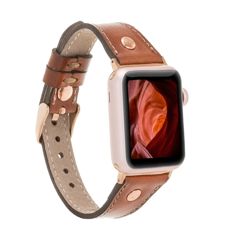 Apple Watch Uyumlu Deri Kordon 38-40-41mm Slim RT RST2EF