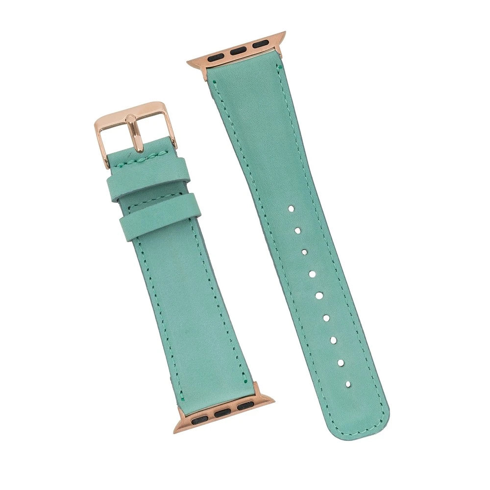 Apple Watch Uyumlu Deri Kordon 38-40-41mm Ferro RT BRN7