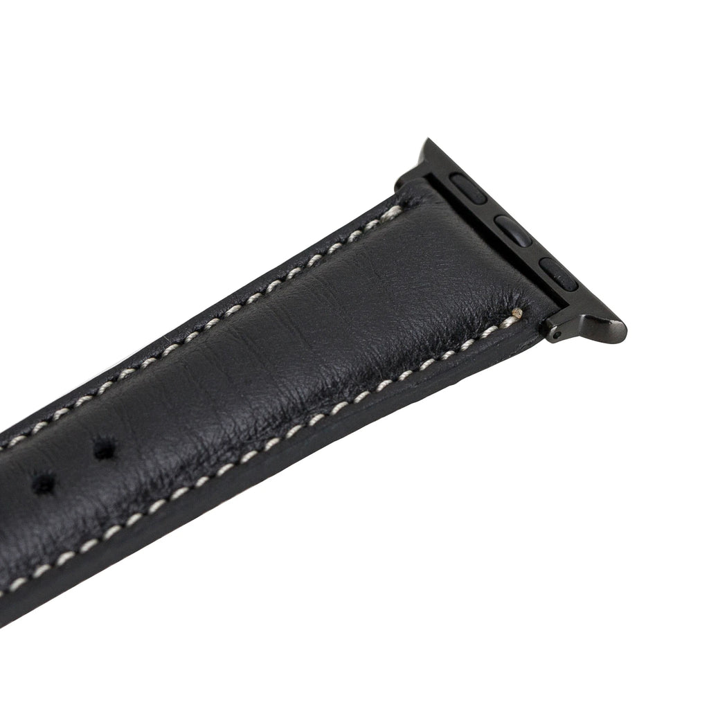 Apple Watch Uyumlu Deri Kordon 38-40-41mm SM3 RST1