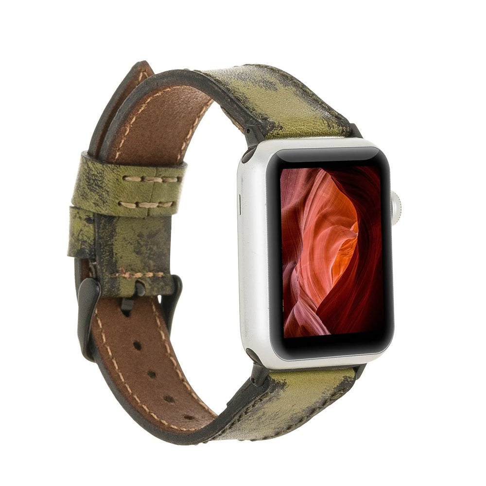 Apple Watch Uyumlu Deri Kordon 38-40-41mm V25SEF