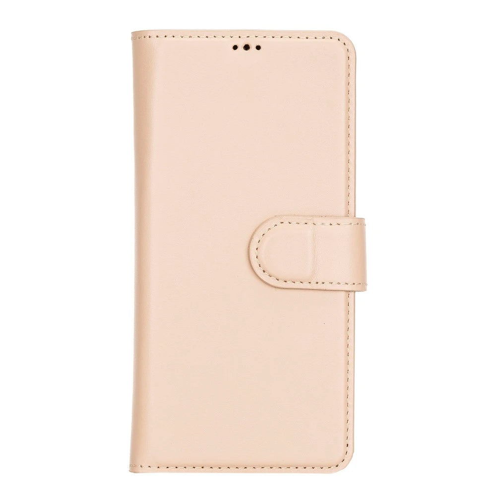 Huawei P30 Uyumlu Deri Cüzdanlı Kılıf NU1 Pembe