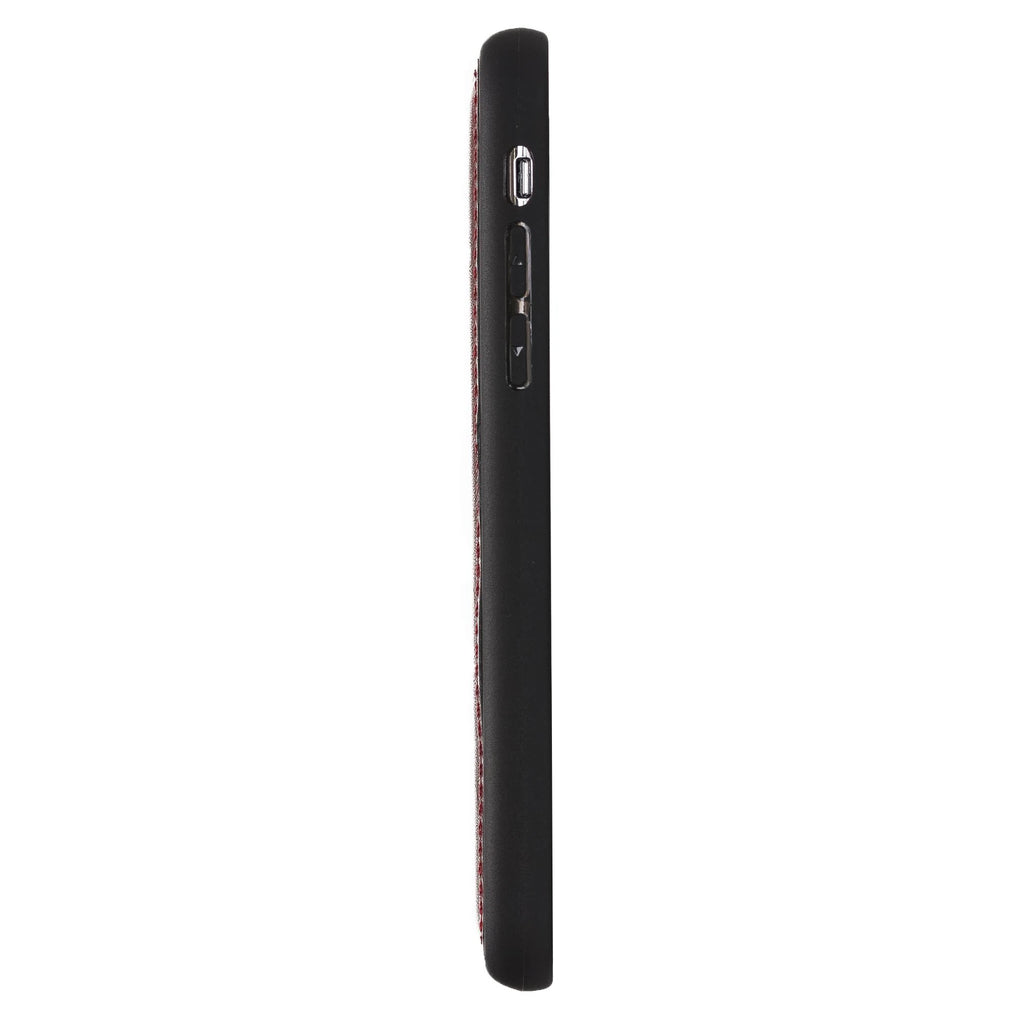 Apple iPhone 7-8 Plus Uyumlu Deri Arka Kapak Mavi