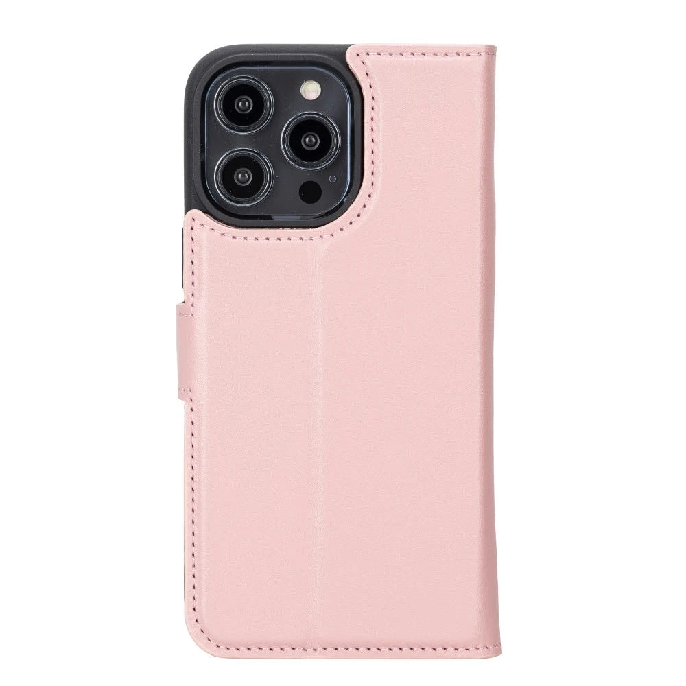 Apple iPhone 14 Pro Max Uyumlu Deri Cüzdanlı Kılıf MWWN NU2