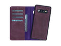 Samsung Galaxy S10 Plus Uyumlu Deri Cüzdanlı Kılıf Foncaze G7
