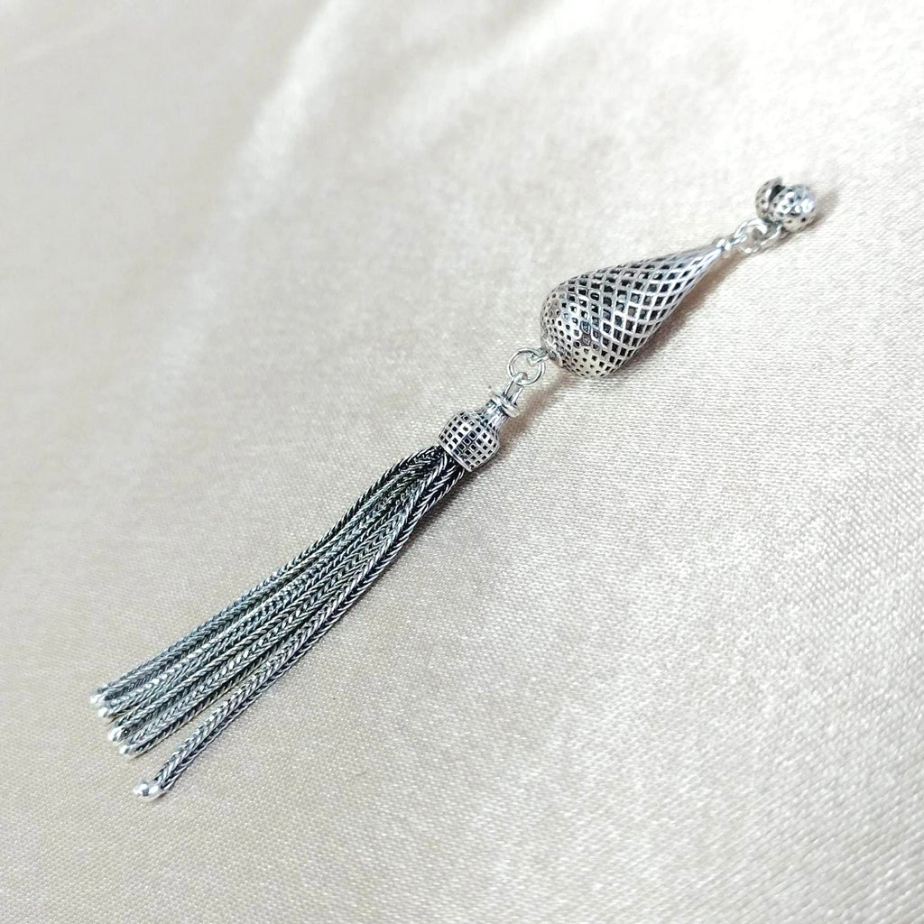 925 Ayar Gümüş Fizyon Püskül 8,5 cm