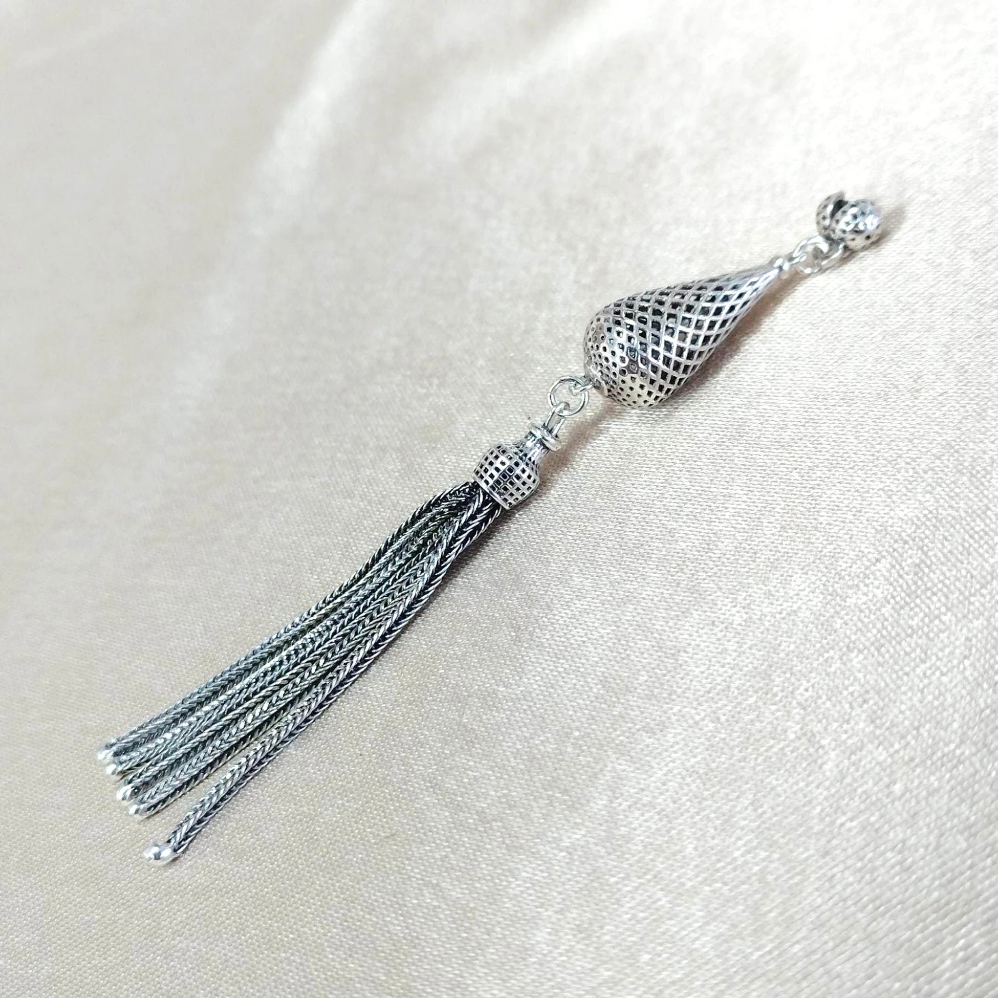 925 Ayar Gümüş Fizyon Püskül 8,5 cm