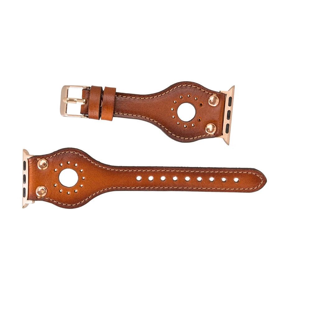 Apple Watch Uyumlu Deri Kordon Ronda 38-40-41mm RT RST2E