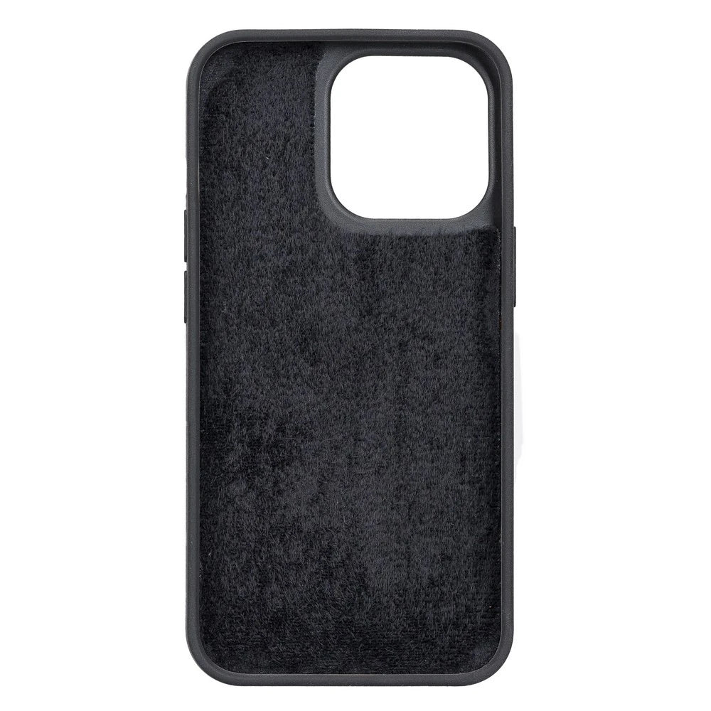 Apple iPhone 13 Pro Uyumlu Deri Cüzdanlı Kılıf Siyah