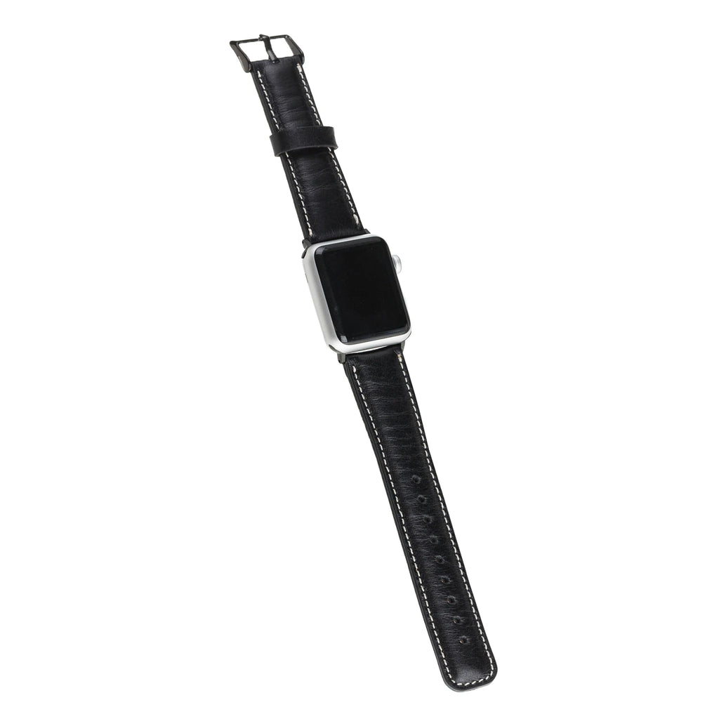 Apple Watch Uyumlu Deri Kordon 38-40-41mm SM3 RST1