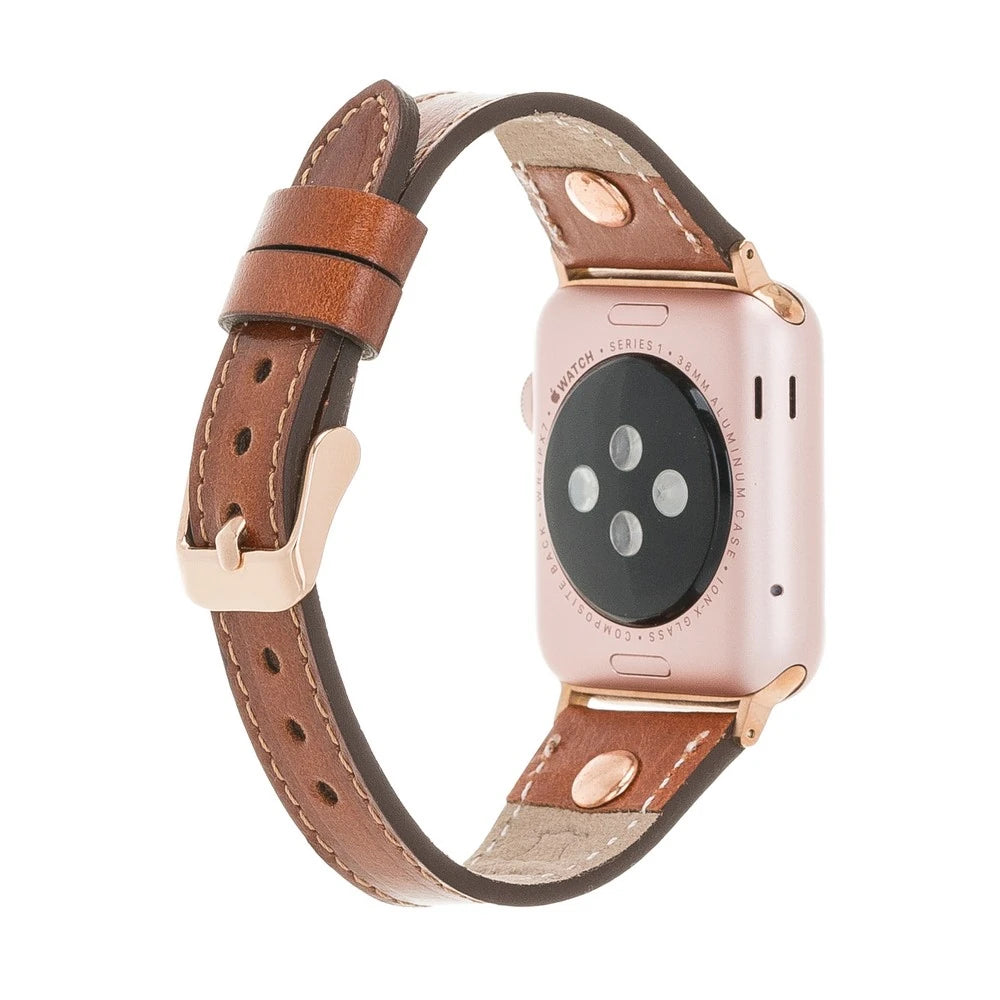 Apple Watch Uyumlu Deri Kordon 38-40-41mm Slim RT RST2EF