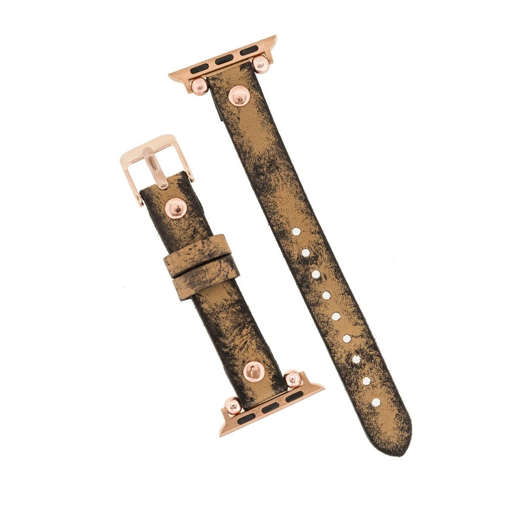 Apple Watch Uyumlu Deri Kordon 38-40-41mm RT V12SEF