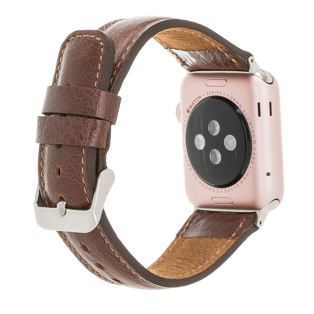 Apple Watch Uyumlu Deri Kordon 42-44-45mm VS5