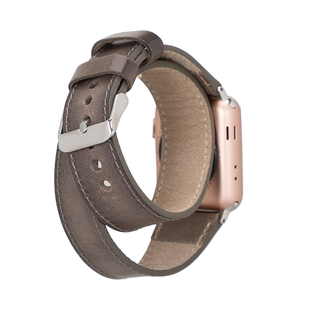 Apple Watch Uyumlu Deri Kordon 38-40-41mm DT V23EF