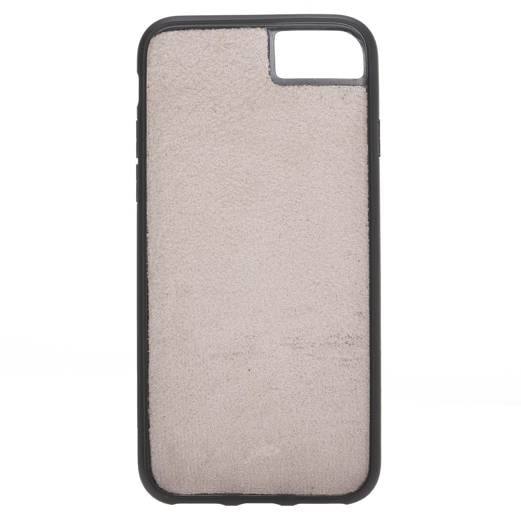 Apple iPhone 7-8-SE Uyumlu Deri Arka Kapak Pembe