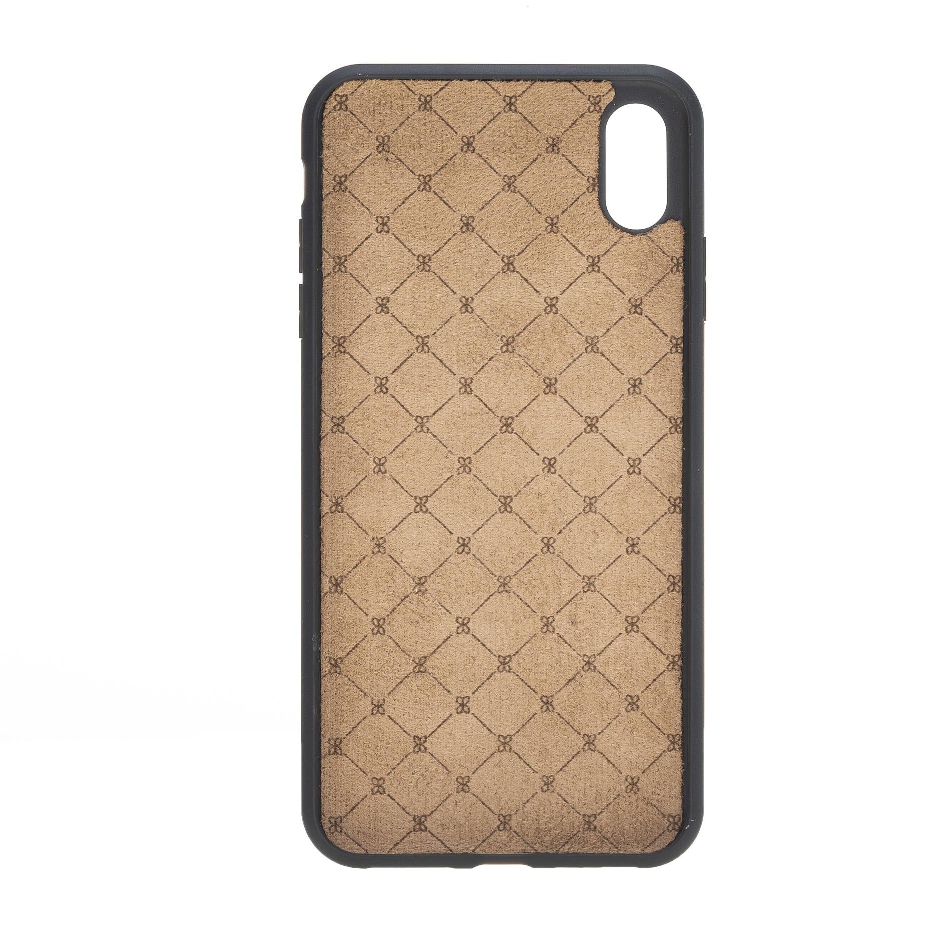 Apple iPhone XS Max Uyumlu Deri Cüzdanlı Kılıf Leopar