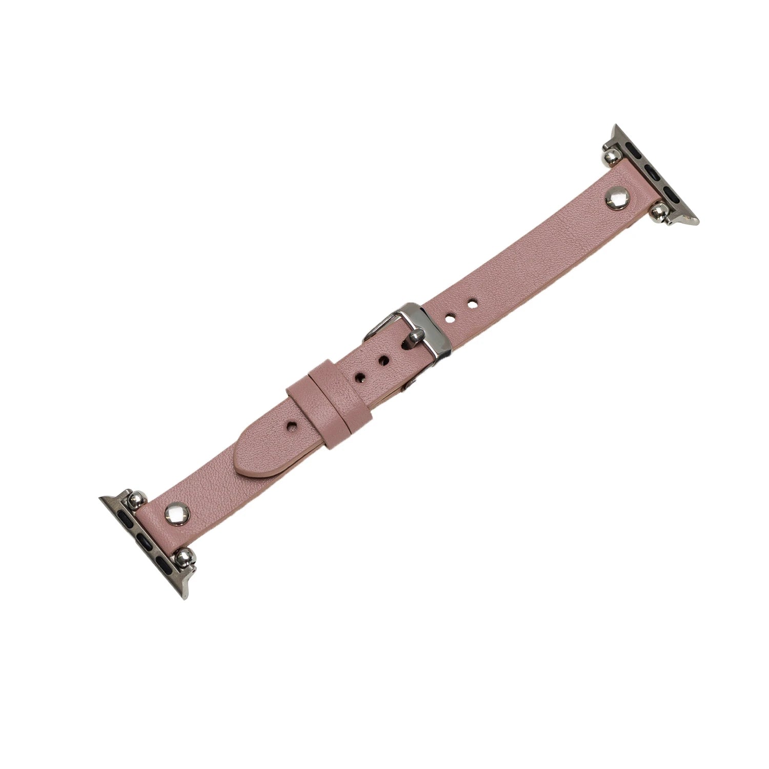 Apple Watch Uyumlu Deri Kordon 38-40-41mm ST NU2 Pembe