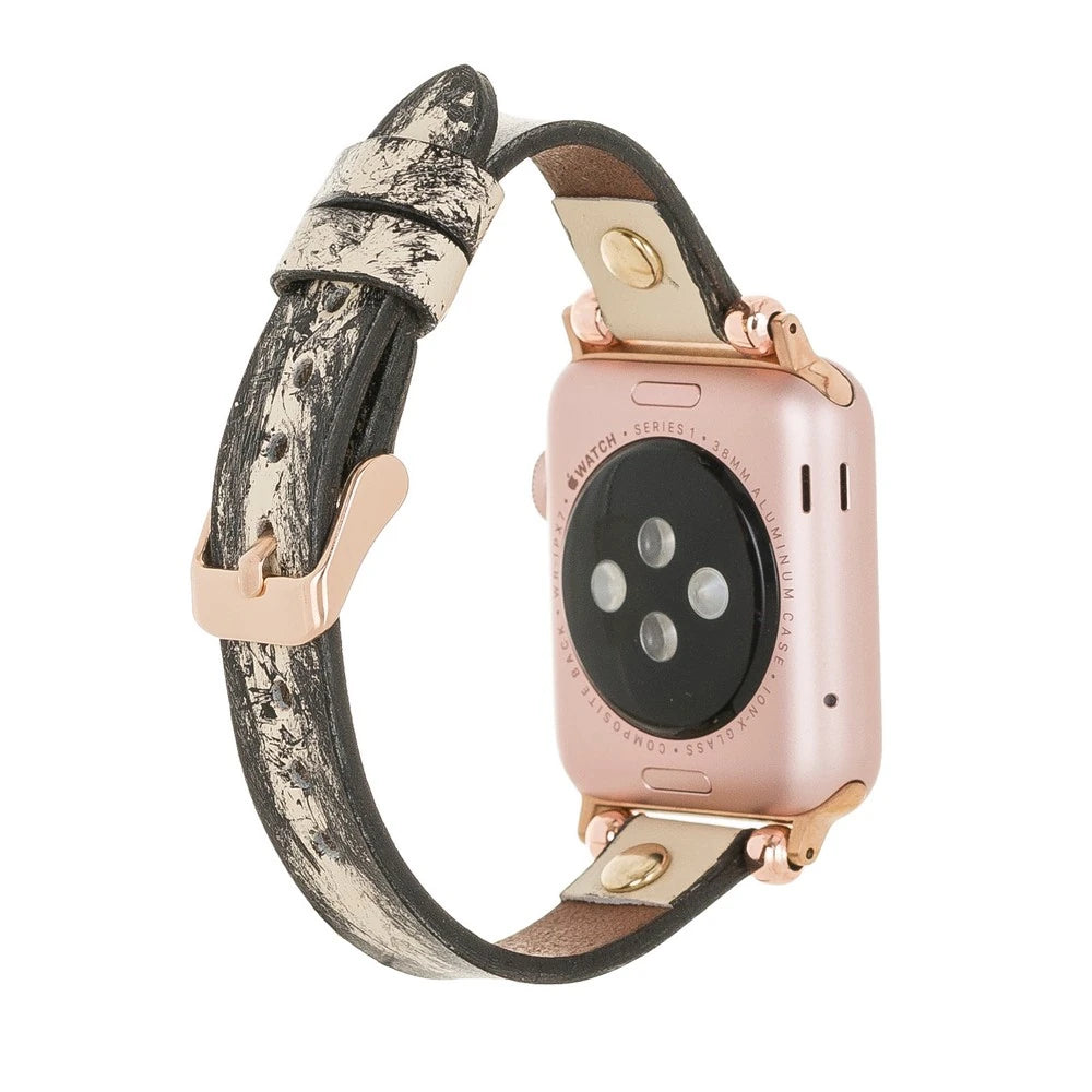 Apple Watch Uyumlu Deri Kordon 38-40-41mm GT V26SEF