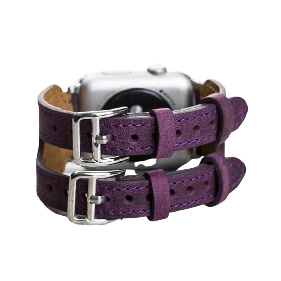 Apple Watch Uyumlu Deri Kordon 38-40-41mm Cuff DB G7