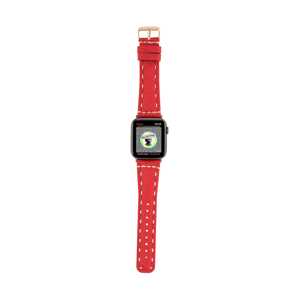 Apple Watch Uyumlu Deri Kordon 38-40-41mm SM43 ERC2