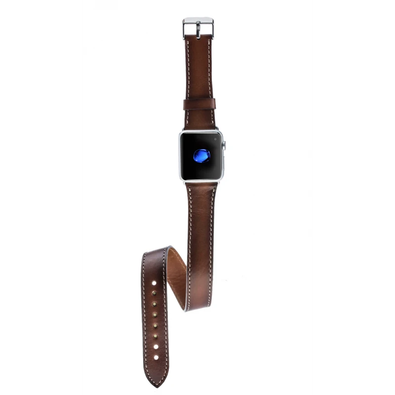 Apple Watch Uyumlu Deri Kordon 42-44-45mm DT RST2EF