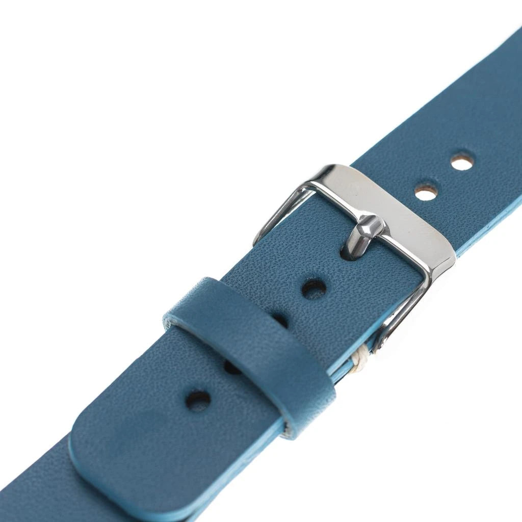 Apple Watch Uyumlu Deri Kordon 42-44-45mm BRN4 Welder