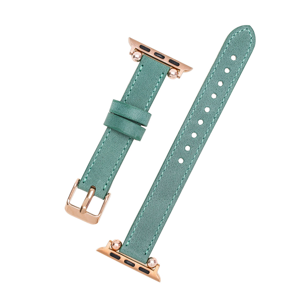 Apple Watch Uyumlu Deri Kordon 42-44-45mm Ferro CZ12