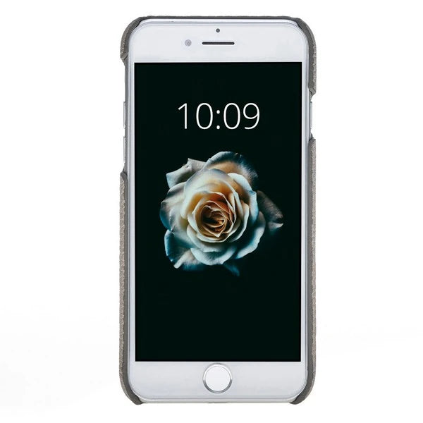 Apple iPhone 7-8 Plus Uyumlu Deri Arka Kapak MN-UJ ERC3 Bej