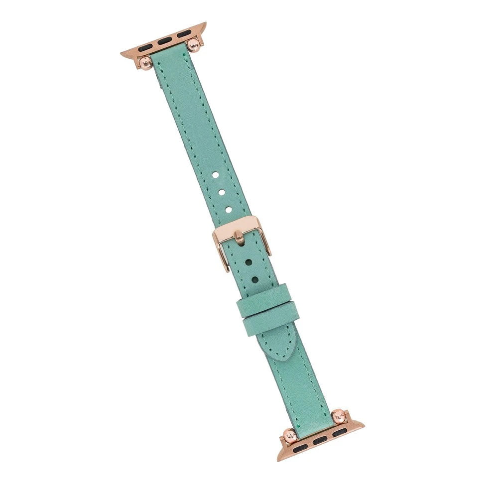 Apple Watch Uyumlu Deri Kordon 42-44-45mm Ferro BRN7