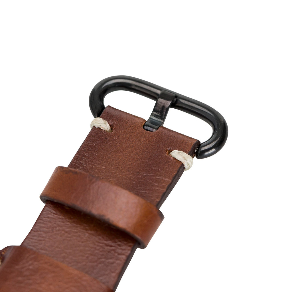 Apple Watch Uyumlu Deri Kordon 42-44-45mm Cuff PUCF RST2
