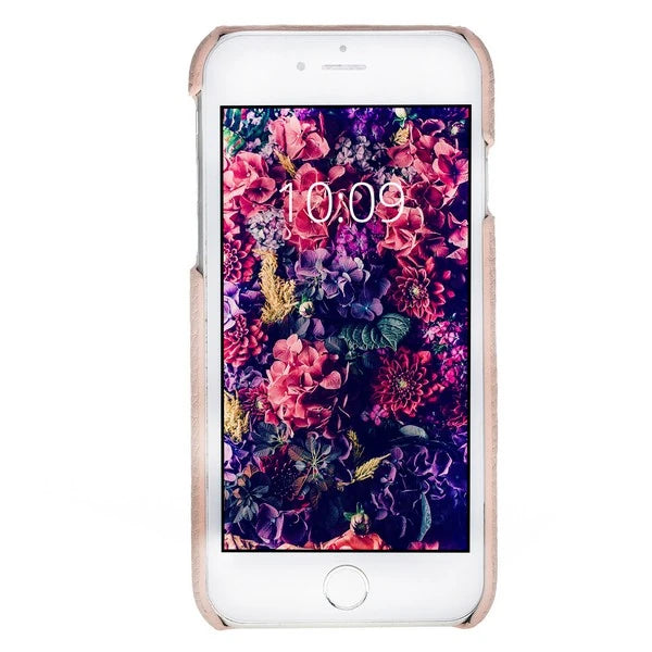 Apple iPhone 7-8-SE Uyumlu Deri Arka Kapak MN-UJ ERC5 Pembe
